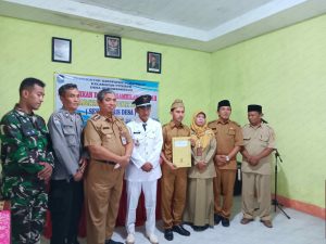 Pelantikan Sekretaris Desa Gumawang Rejo 2025